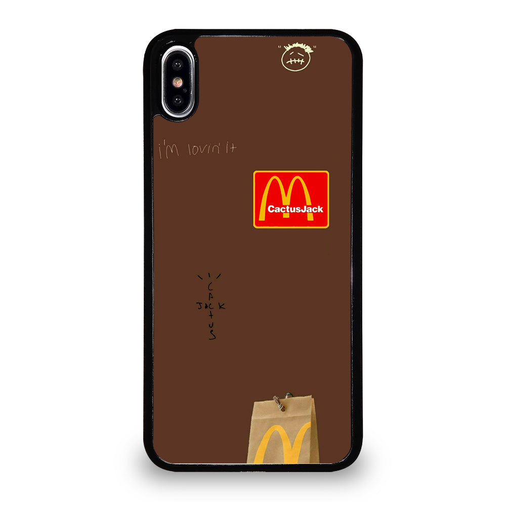 CACTUS JACK TRAVIS SCOTT MCDONALDS LOGO 2 iPhone XS Max Case Cover