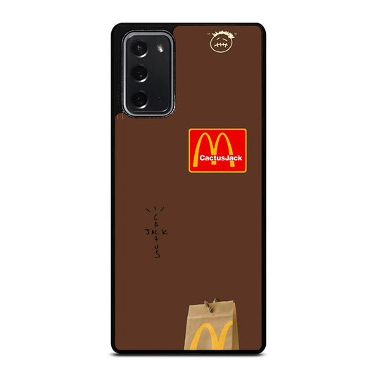 CACTUS JACK TRAVIS SCOTT MCDONALDS LOGO 2 Samsung Galaxy Note 20 Case Cover