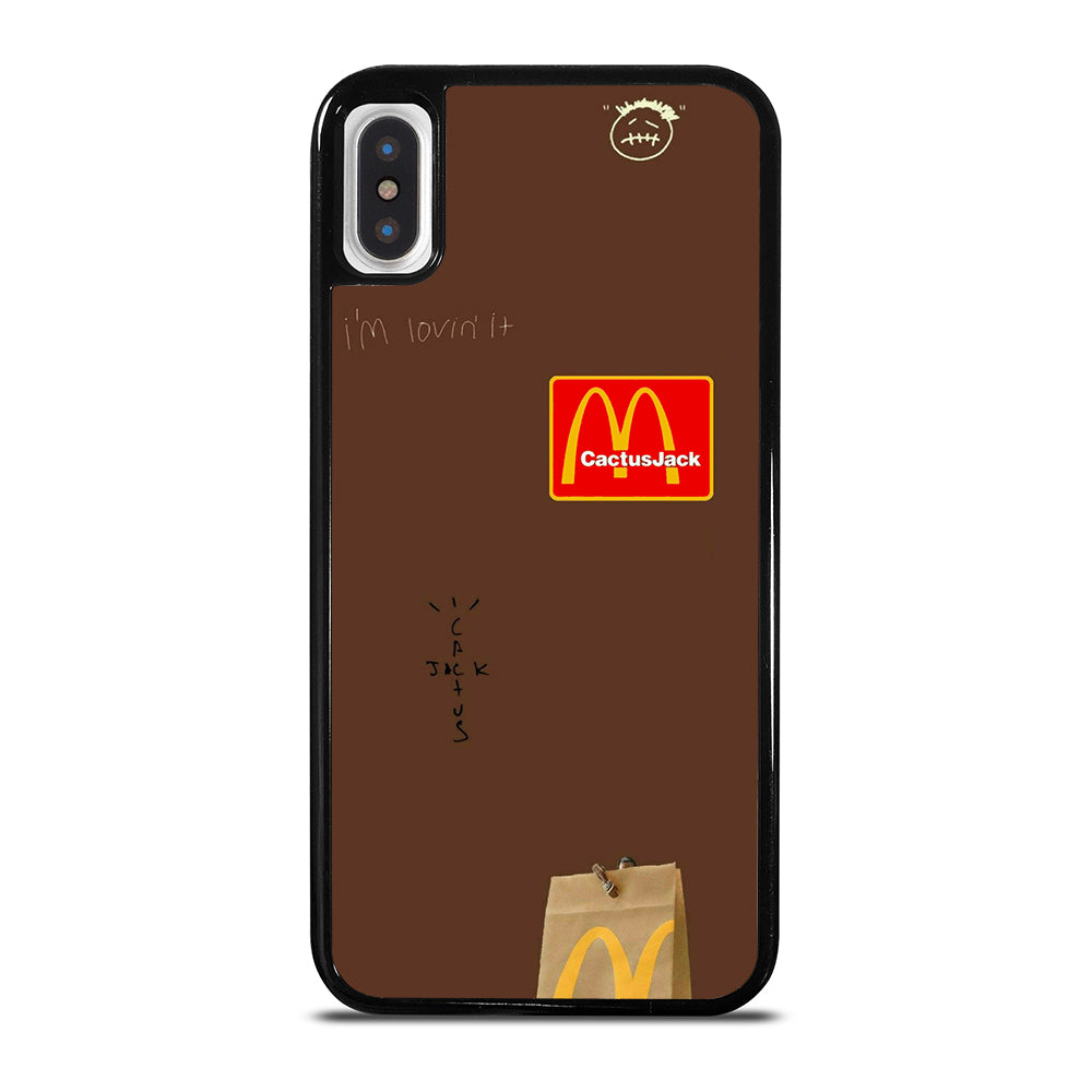CACTUS JACK TRAVIS SCOTT MCDONALDS LOGO 2 iPhone X / XS Case Cover