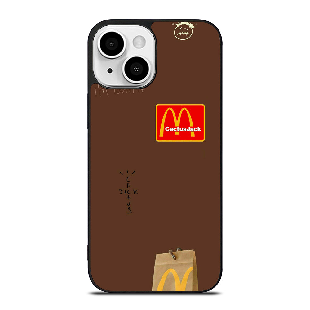 CACTUS JACK TRAVIS SCOTT MCDONALDS LOGO 2 iPhone 13 Mini Case Cover