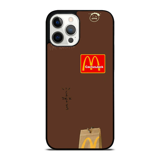 CACTUS JACK TRAVIS SCOTT MCDONALDS LOGO 2 iPhone 12 Pro Max Case Cover
