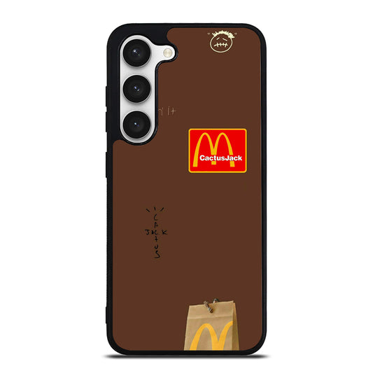 CACTUS JACK TRAVIS SCOTT MCDONALDS LOGO 2 Samsung Galaxy S23 Case Cover