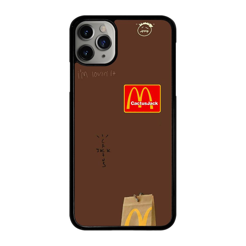 CACTUS JACK TRAVIS SCOTT MCDONALDS LOGO 2 iPhone 11 Pro Max Case Cover