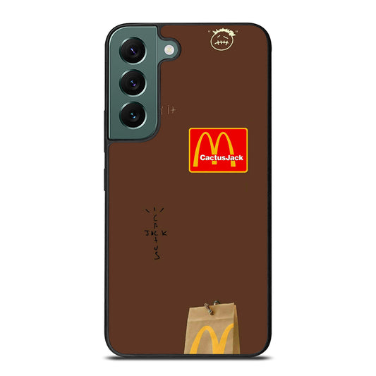 CACTUS JACK TRAVIS SCOTT MCDONALDS LOGO 2 Samsung Galaxy S22 Case Cover