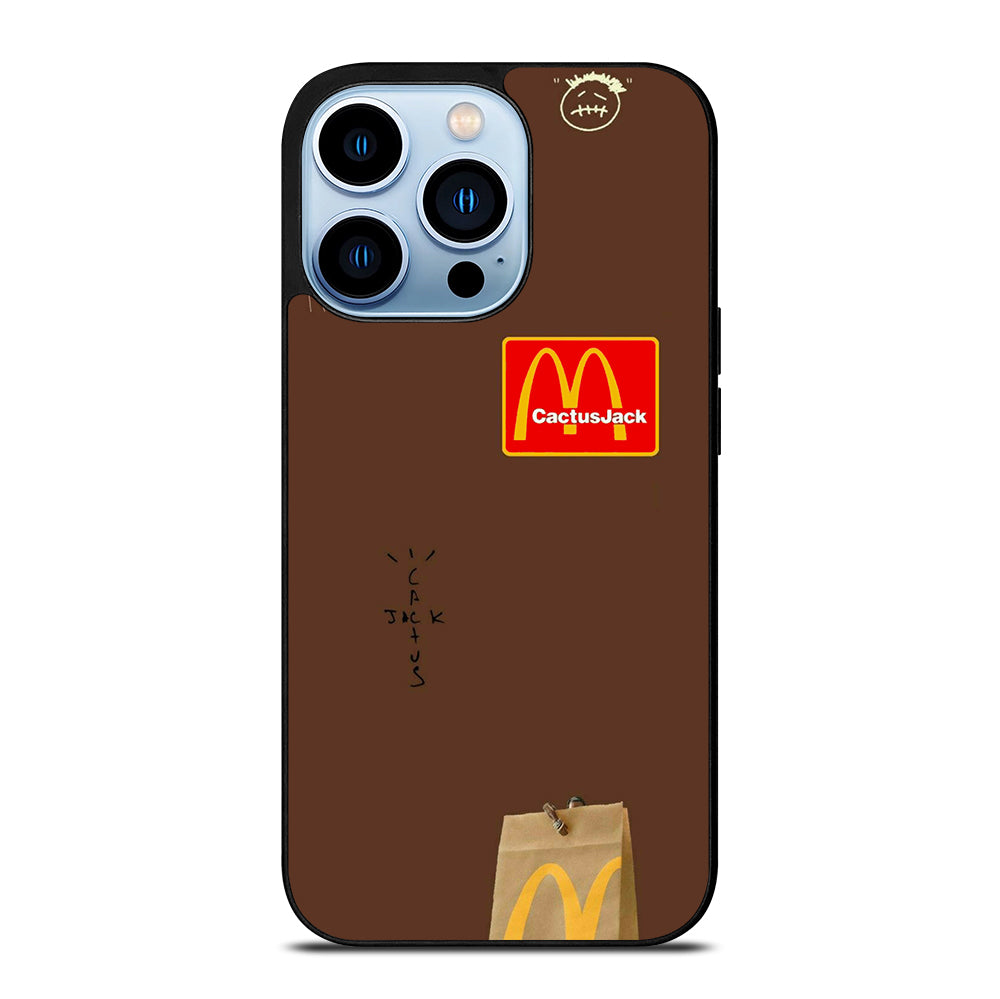 CACTUS JACK TRAVIS SCOTT MCDONALDS LOGO 2 iPhone 13 Pro Max Case Cover