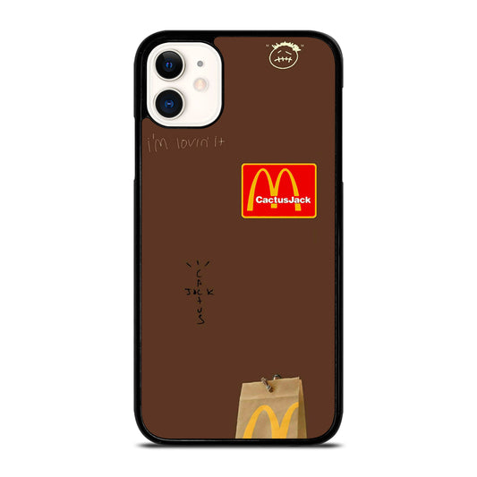 CACTUS JACK TRAVIS SCOTT MCDONALDS LOGO 2 iPhone 11 Case Cover