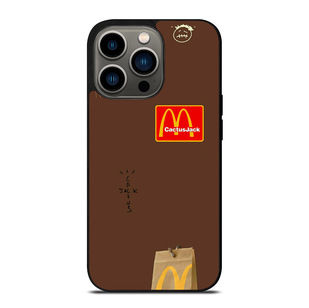 CACTUS JACK TRAVIS SCOTT MCDONALDS LOGO 2 iPhone 13 Pro Case Cover