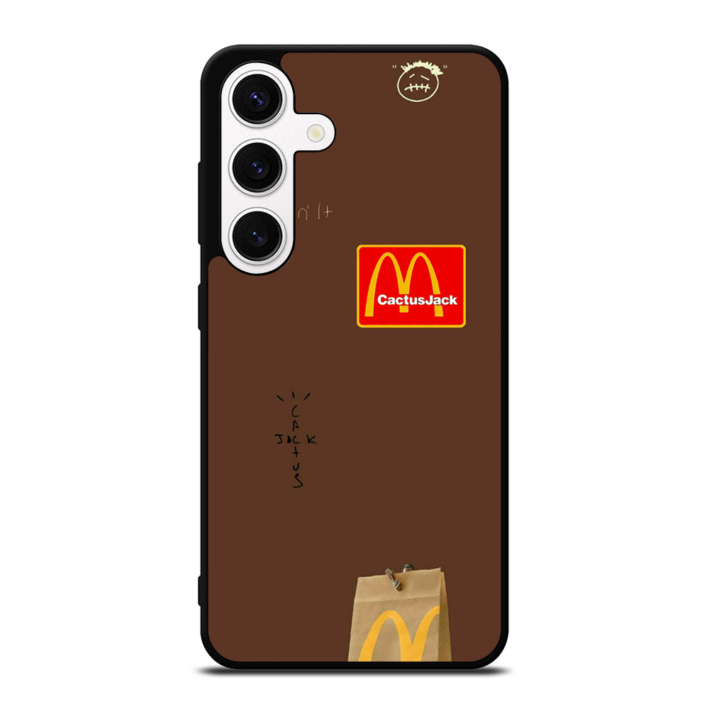 CACTUS JACK TRAVIS SCOTT MCDONALDS LOGO 2 Samsung Galaxy S24 Case Cover