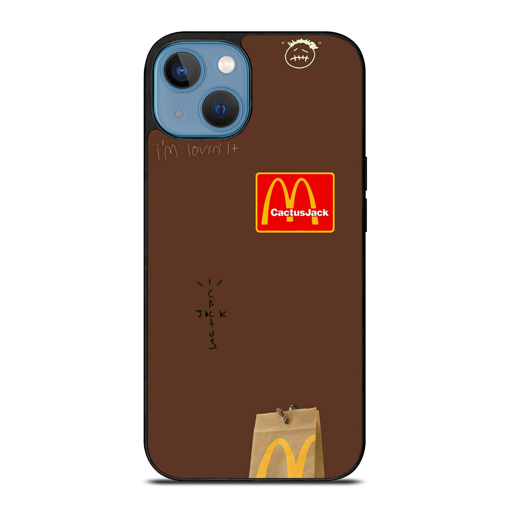 CACTUS JACK TRAVIS SCOTT MCDONALDS LOGO 2 iPhone 13 Case Cover