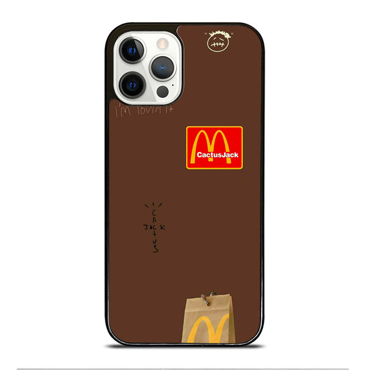 CACTUS JACK TRAVIS SCOTT MCDONALDS LOGO 2 iPhone 12 Pro Case Cover