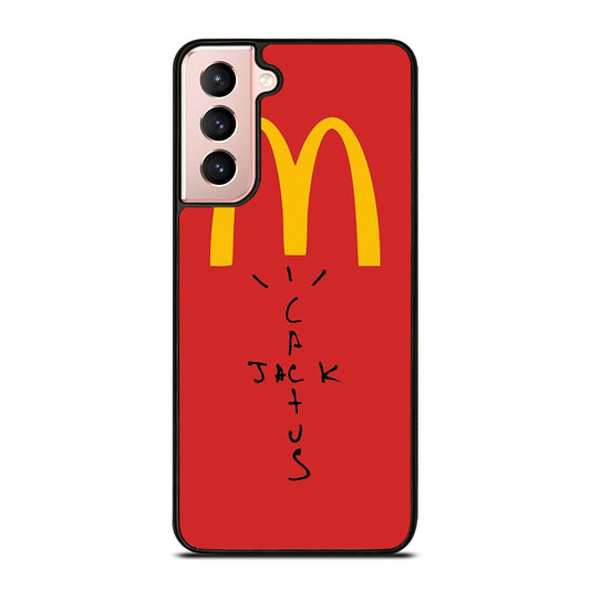 CACTUS JACK TRAVIS SCOTT MCDONALDS LOGO 3 Samsung Galaxy S21 Case Cover