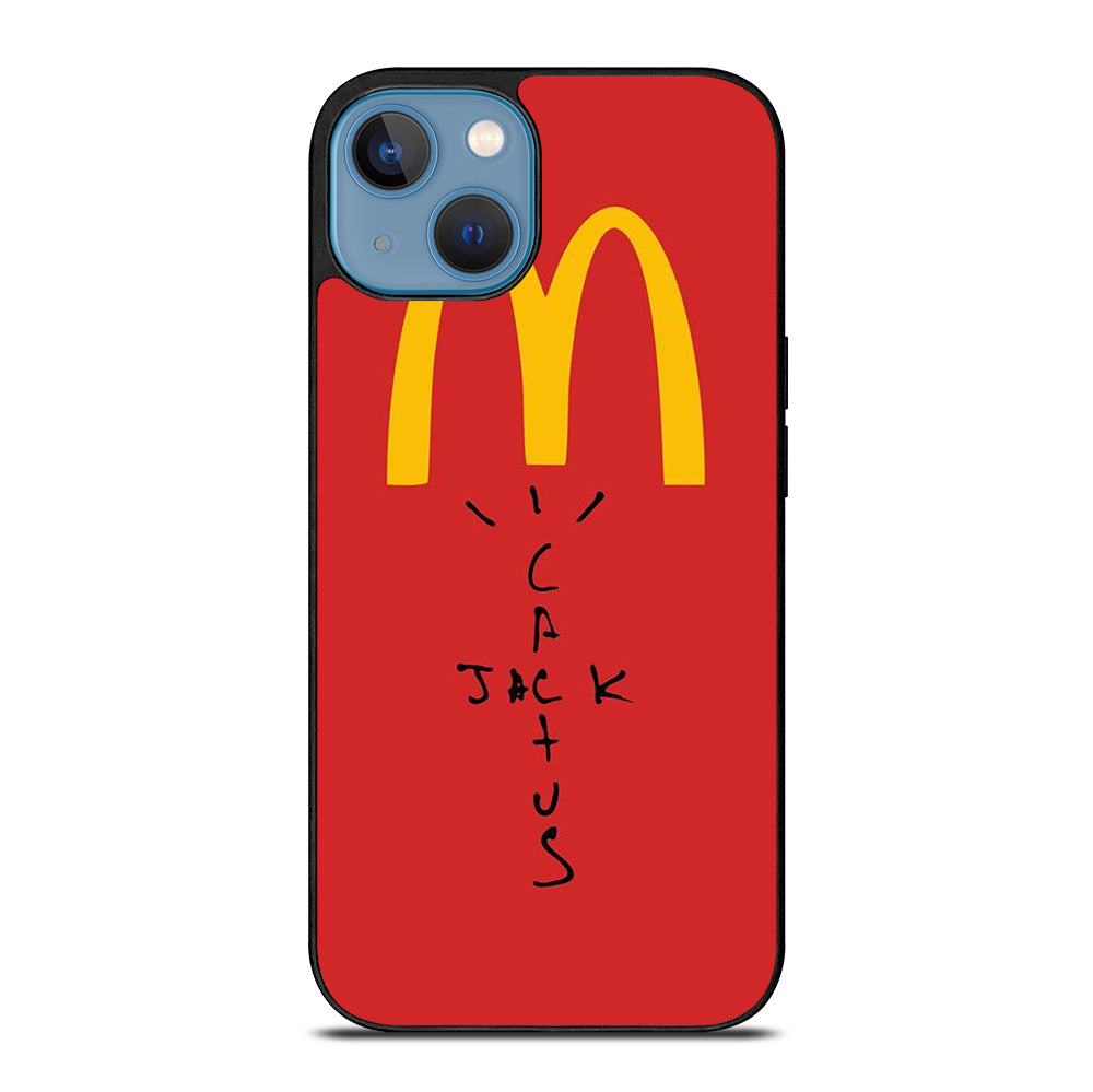 CACTUS JACK TRAVIS SCOTT MCDONALDS LOGO 3 iPhone 13 Case Cover