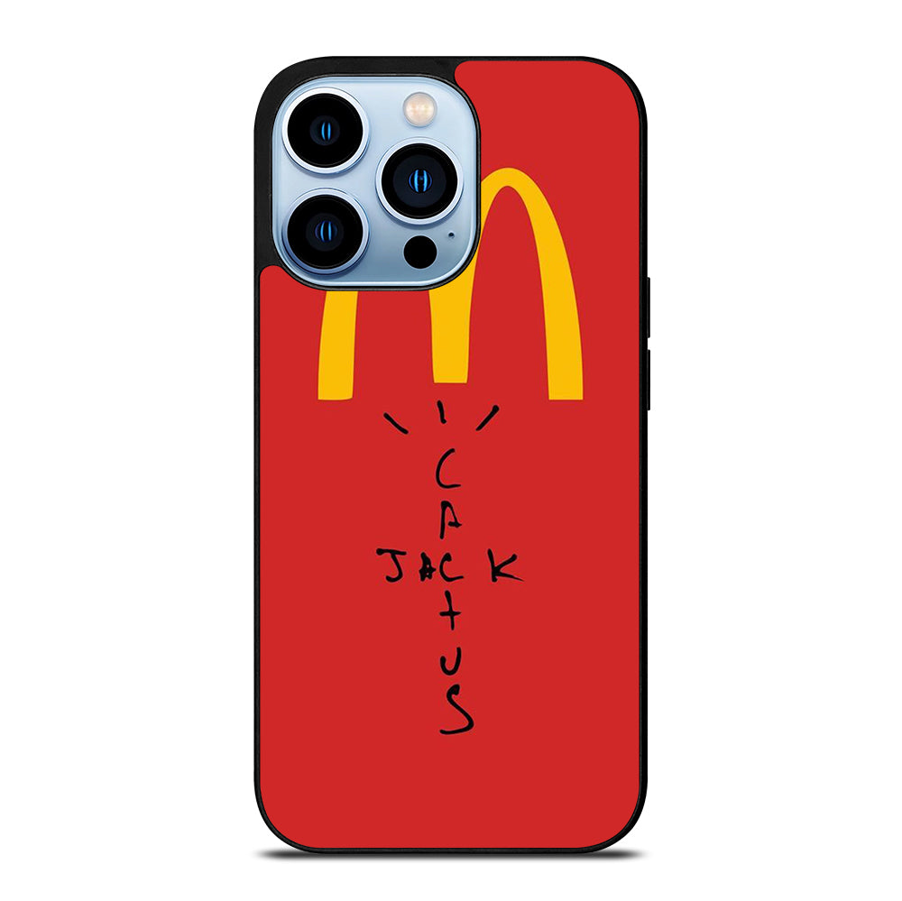 CACTUS JACK TRAVIS SCOTT MCDONALDS LOGO 3 iPhone 13 Pro Max Case Cover