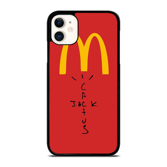 CACTUS JACK TRAVIS SCOTT MCDONALDS LOGO 3 iPhone 11 Case Cover