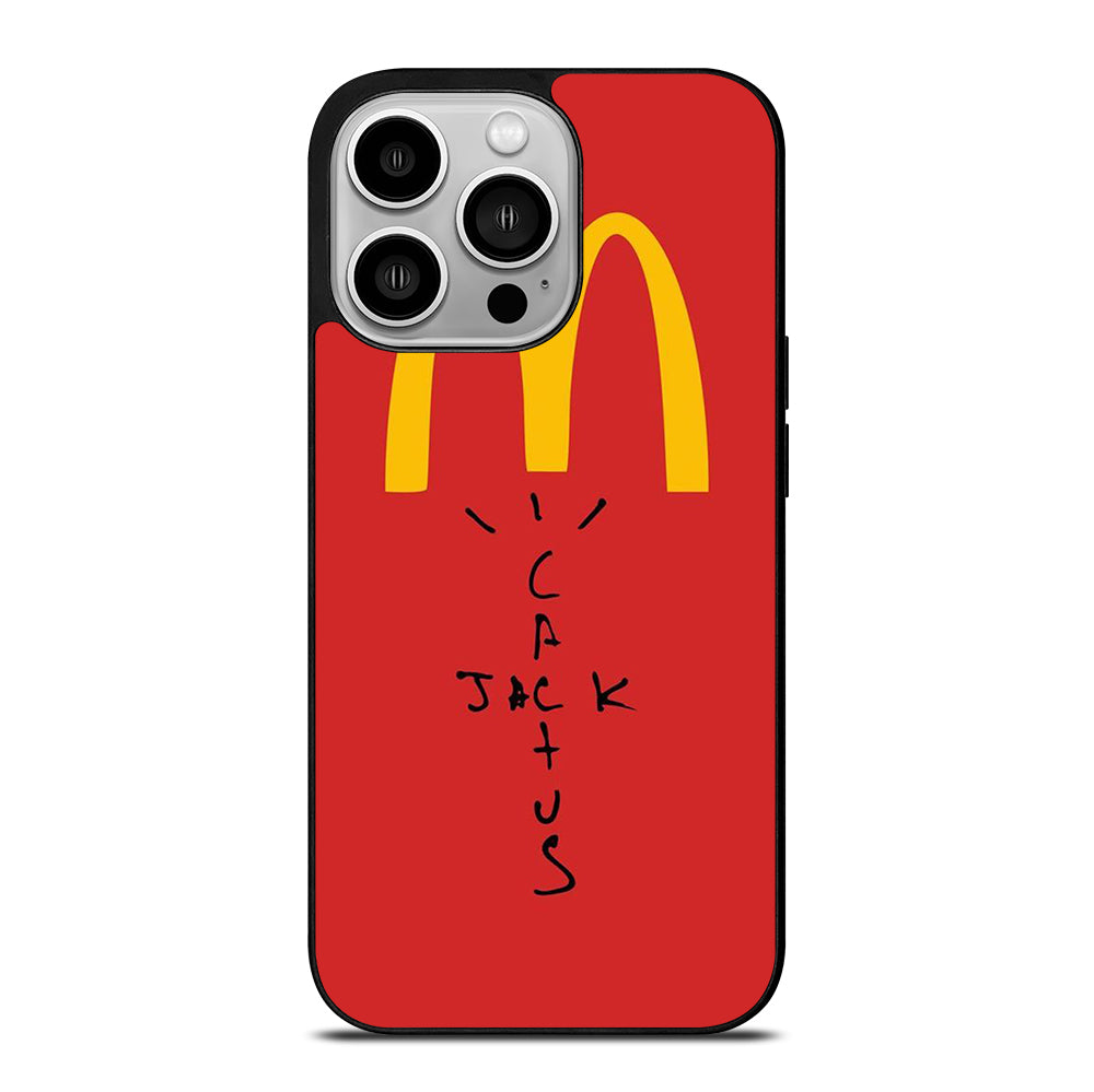 CACTUS JACK TRAVIS SCOTT MCDONALDS LOGO 3 iPhone 14 Pro Case Cover