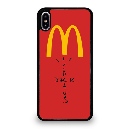 CACTUS JACK TRAVIS SCOTT MCDONALDS LOGO 3 iPhone XS Max Case Cover