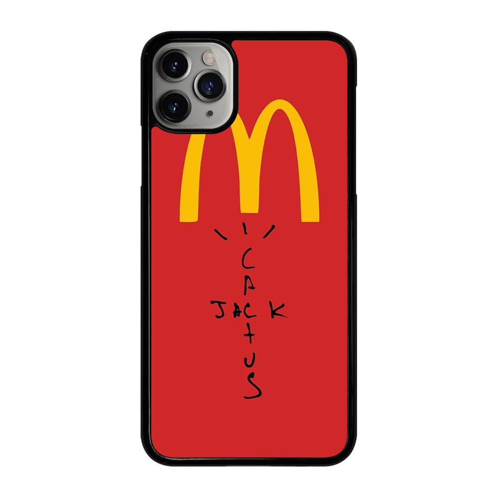 CACTUS JACK TRAVIS SCOTT MCDONALDS LOGO 3 iPhone 11 Pro Max Case Cover