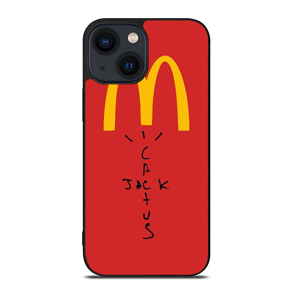 CACTUS JACK TRAVIS SCOTT MCDONALDS LOGO 3 iPhone 14 Plus Case Cover