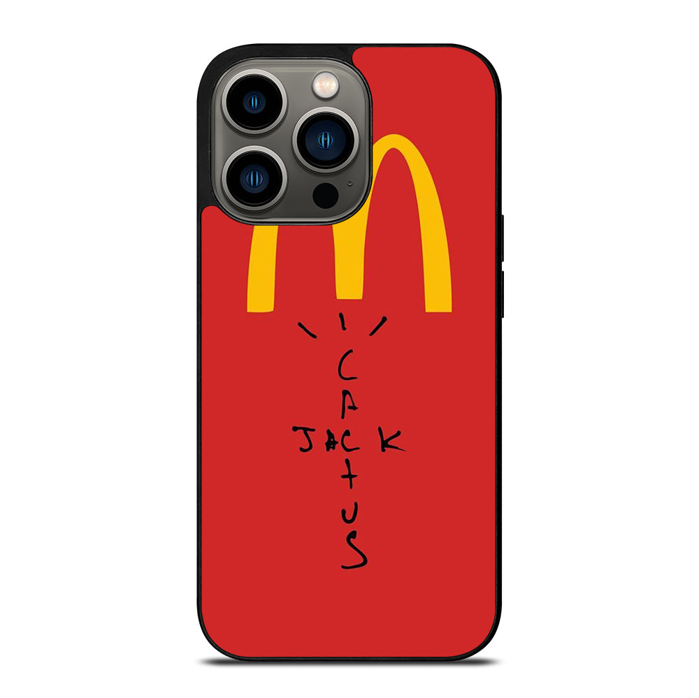 CACTUS JACK TRAVIS SCOTT MCDONALDS LOGO 3 iPhone 13 Pro Case Cover