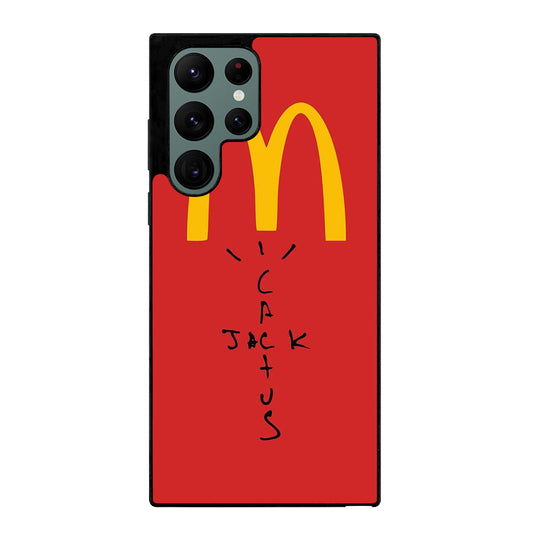 CACTUS JACK TRAVIS SCOTT MCDONALDS LOGO 3 Samsung Galaxy S22 Ultra Case Cover