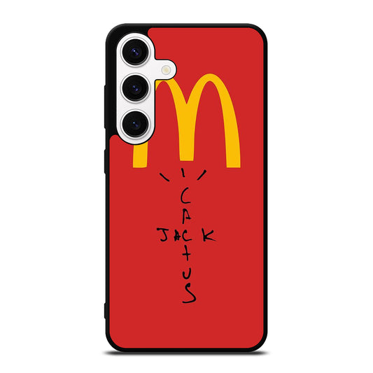 CACTUS JACK TRAVIS SCOTT MCDONALDS LOGO 3 Samsung Galaxy S24 Case Cover
