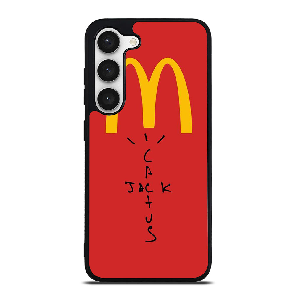 CACTUS JACK TRAVIS SCOTT MCDONALDS LOGO 3 Samsung Galaxy S23 Case Cover