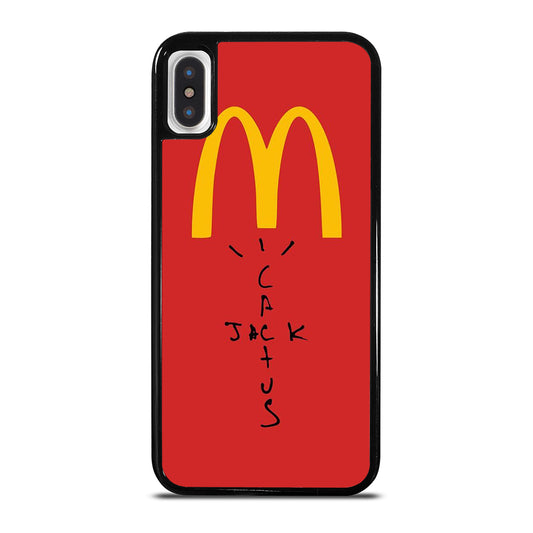 CACTUS JACK TRAVIS SCOTT MCDONALDS LOGO 3 iPhone X / XS Case Cover