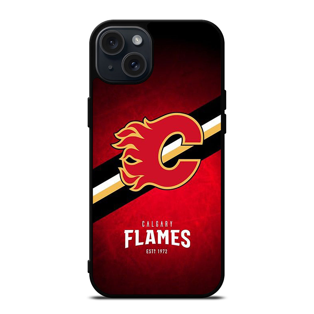 CALGARY FLAMES ICON 4 iPhone 15 Plus Case Cover