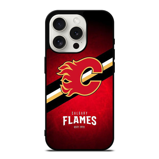 CALGARY FLAMES ICON 4 iPhone 15 Pro Case Cover
