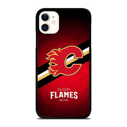 CALGARY FLAMES ICON 4 iPhone 11 Case Cover