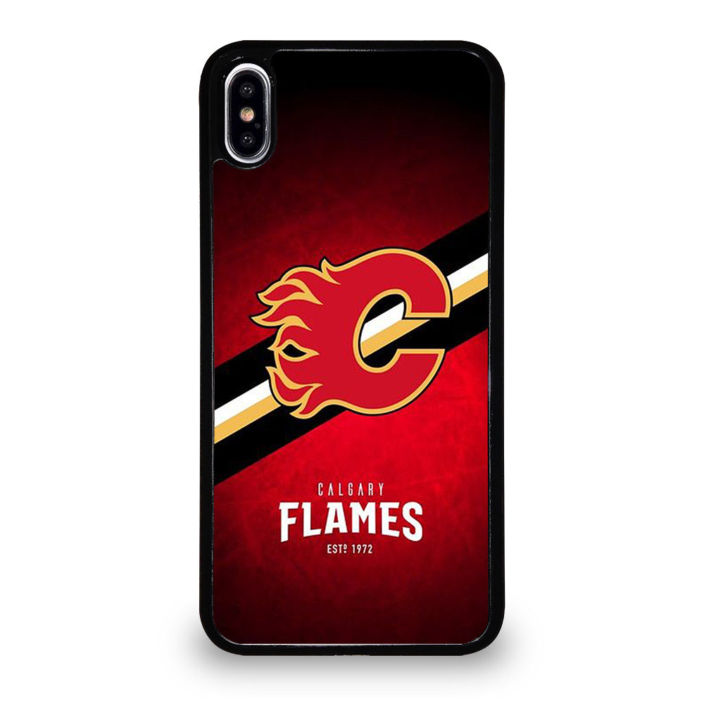 CALGARY FLAMES ICON 4 iPhone XS Max Case Cover