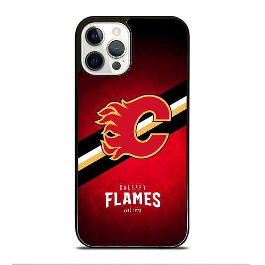 CALGARY FLAMES ICON 4 iPhone 12 Pro Case Cover