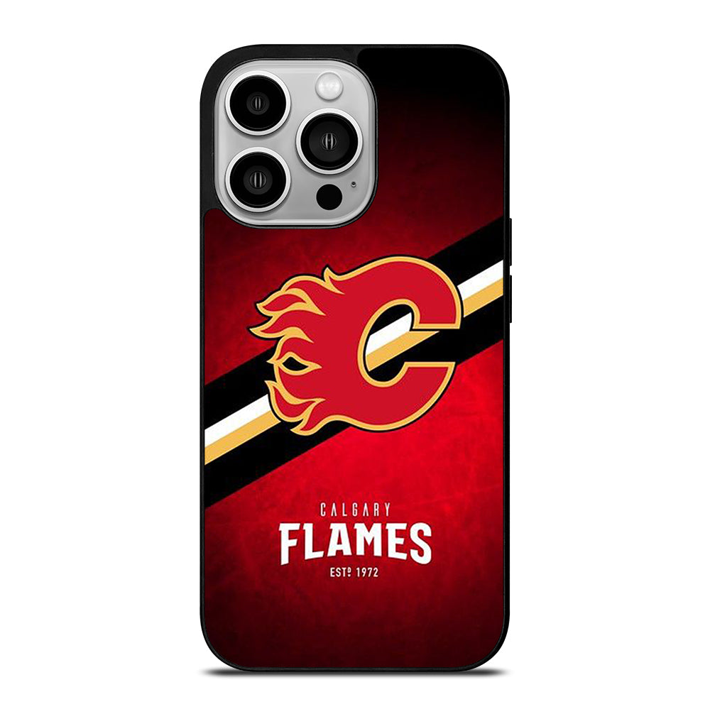 CALGARY FLAMES ICON 4 iPhone 14 Pro Case Cover