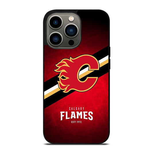 CALGARY FLAMES ICON 4 iPhone 13 Pro Case Cover