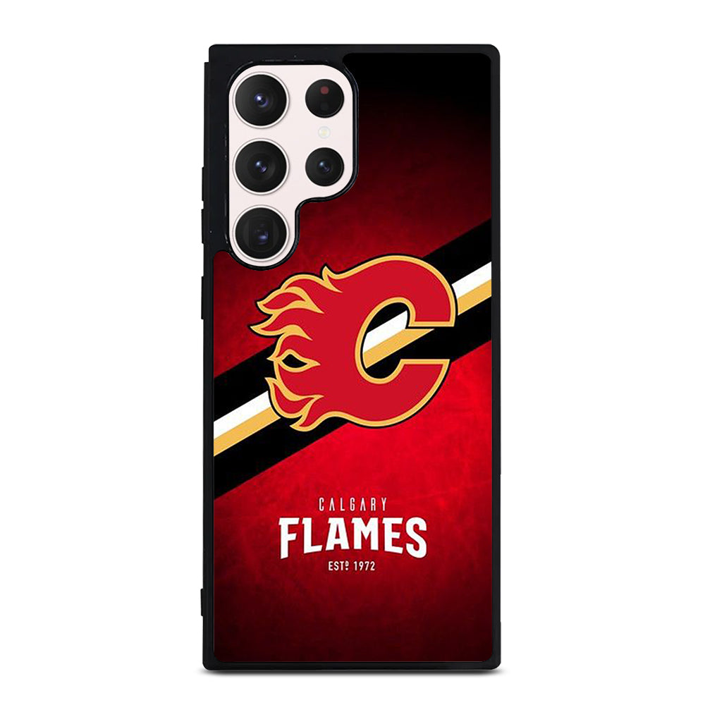 CALGARY FLAMES ICON 4 Samsung Galaxy S23 Ultra Case Cover
