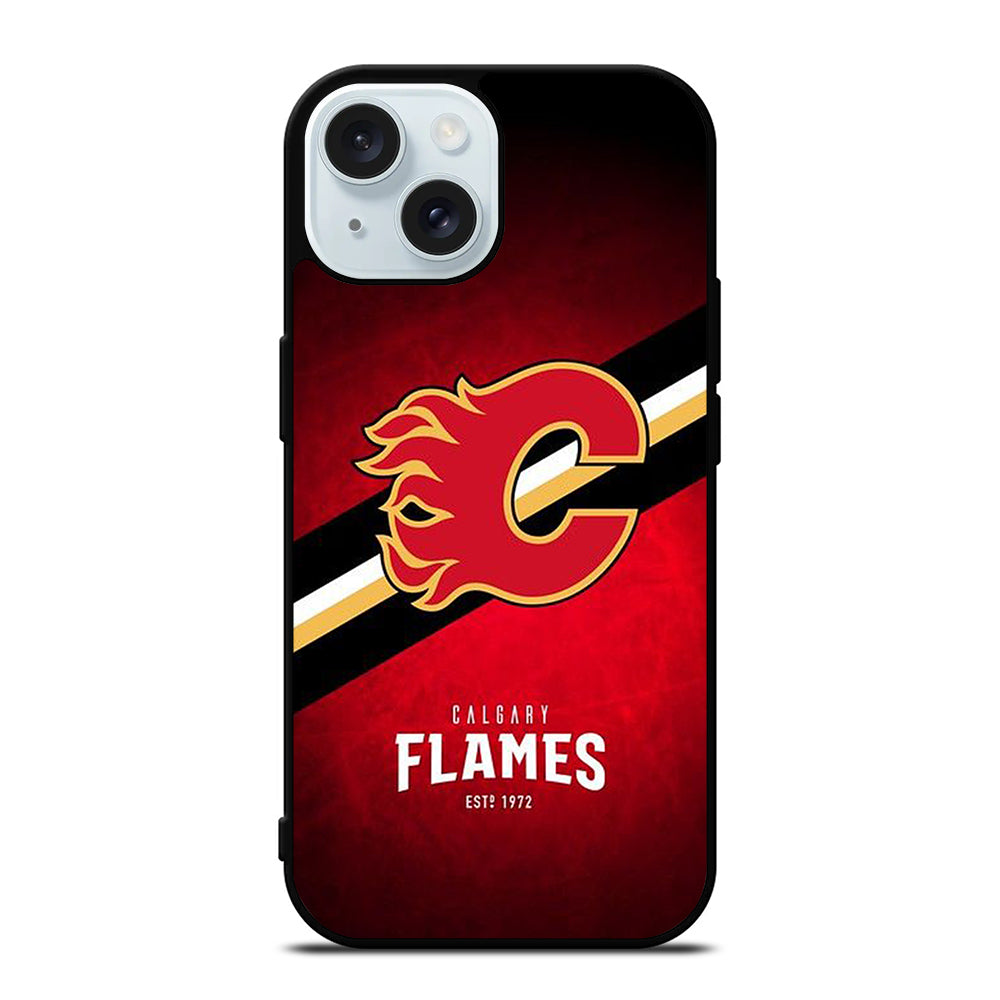 CALGARY FLAMES ICON 4 iPhone 15 Case Cover