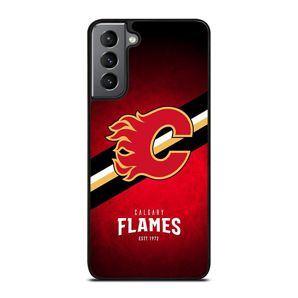 CALGARY FLAMES ICON 4 Samsung Galaxy S21 Plus Case Cover