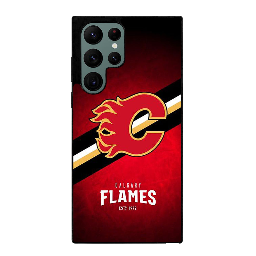 CALGARY FLAMES ICON 4 Samsung Galaxy S22 Ultra Case Cover