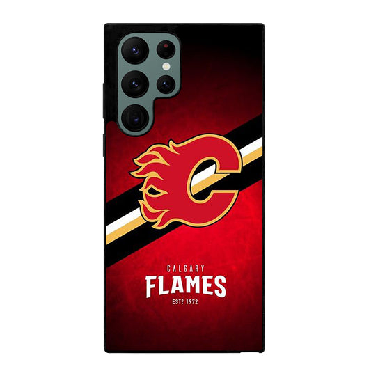 CALGARY FLAMES ICON 4 Samsung Galaxy S22 Ultra Case Cover