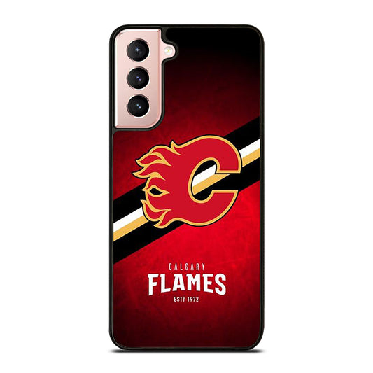 CALGARY FLAMES ICON 4 Samsung Galaxy S21 Case Cover