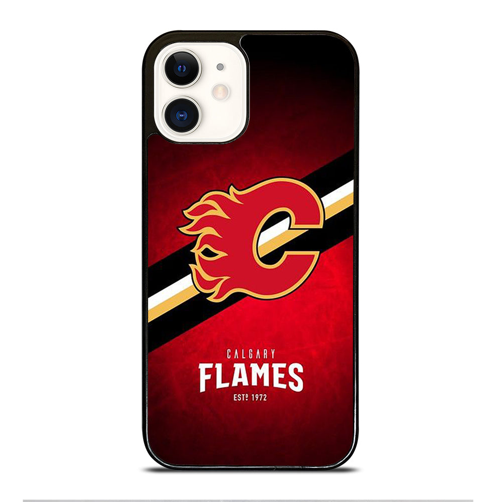 CALGARY FLAMES ICON 4 iPhone 12 Case Cover