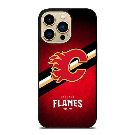 CALGARY FLAMES ICON 4 iPhone 14 Pro Max Case Cover