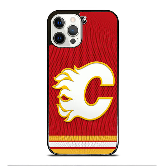 CALGARY FLAMES ICON 5 iPhone 12 Pro Case Cover