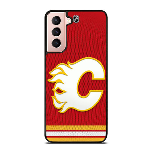 CALGARY FLAMES ICON 5 Samsung Galaxy S21 Case Cover