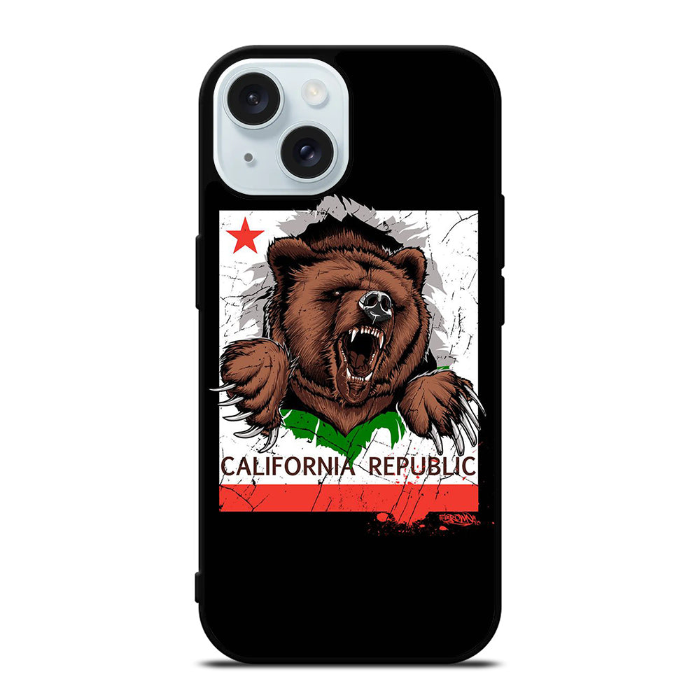 CALIFORNIA REPUBLIC ICON 2 iPhone 15 Case Cover