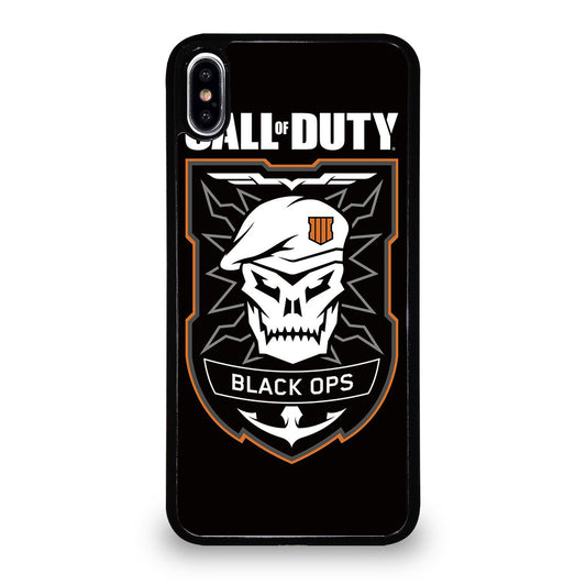 CALL OF DUTY BLACK OPS LOGO iPhone XS Max Case Cover