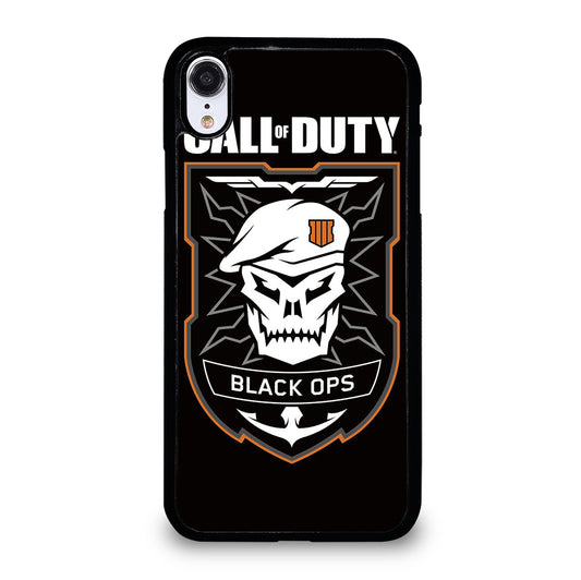 CALL OF DUTY BLACK OPS LOGO iPhone XR Case Cover