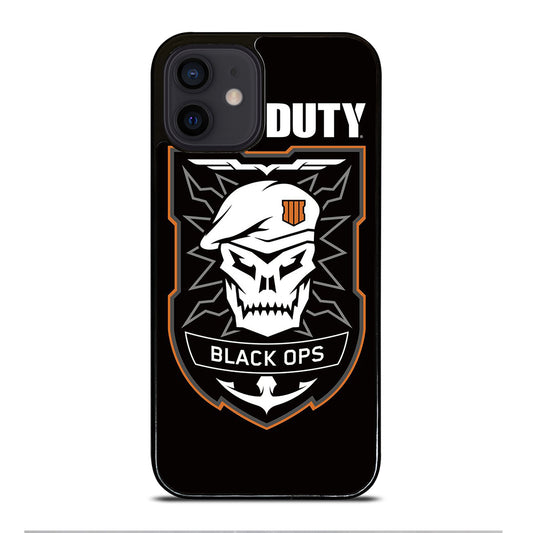 CALL OF DUTY BLACK OPS LOGO iPhone 12 Mini Case Cover