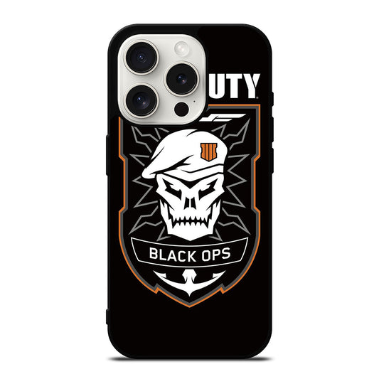 CALL OF DUTY BLACK OPS LOGO iPhone 15 Pro Case Cover