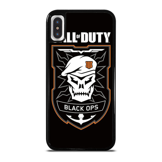 CALL OF DUTY BLACK OPS LOGO iPhone X / XS Case Cover